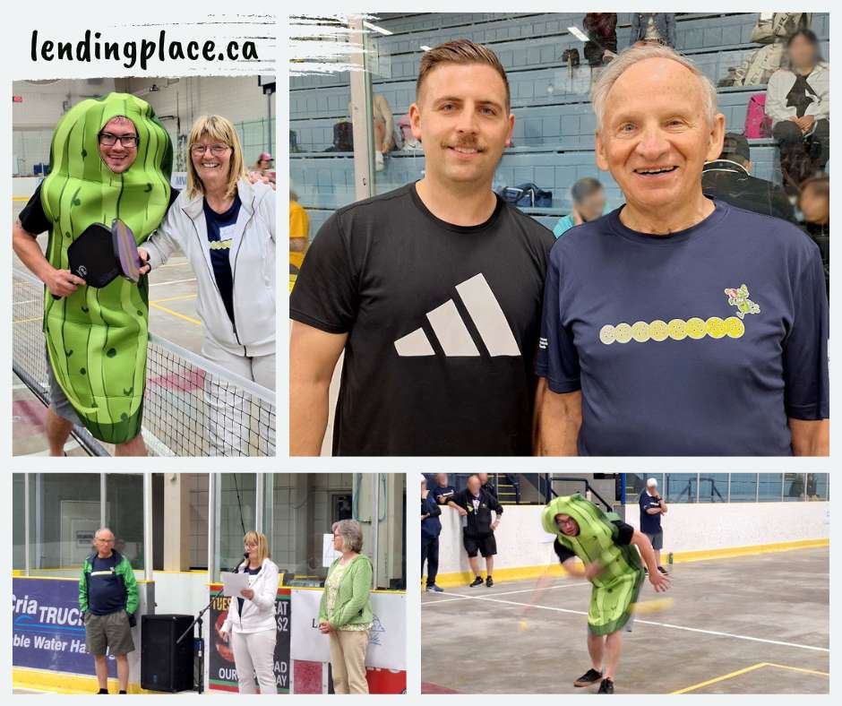 pickleball collage