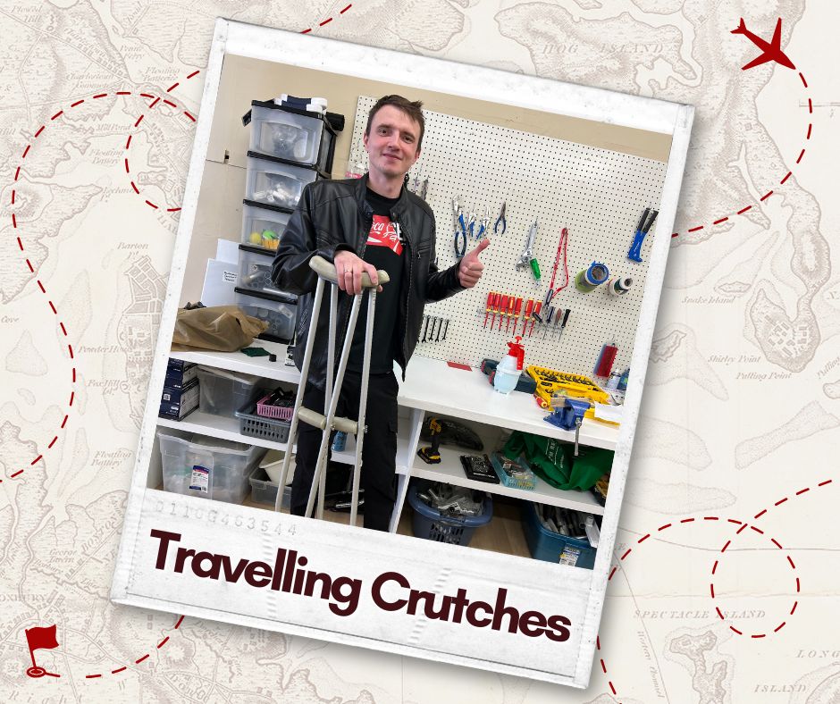 travelling crutches