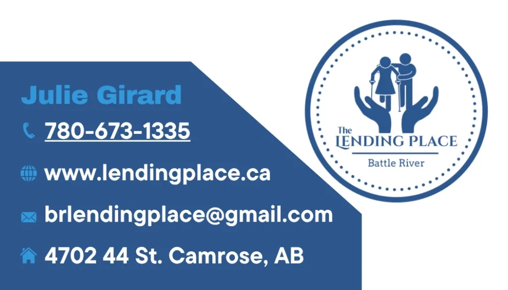 business card battle river lending place side 1
