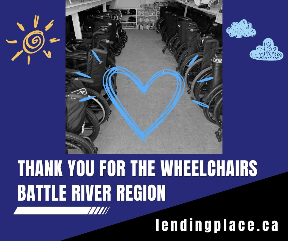 thank you for the wheelchairs
